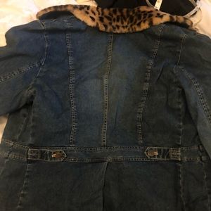 Chadwick’s Fur Denim Jacket